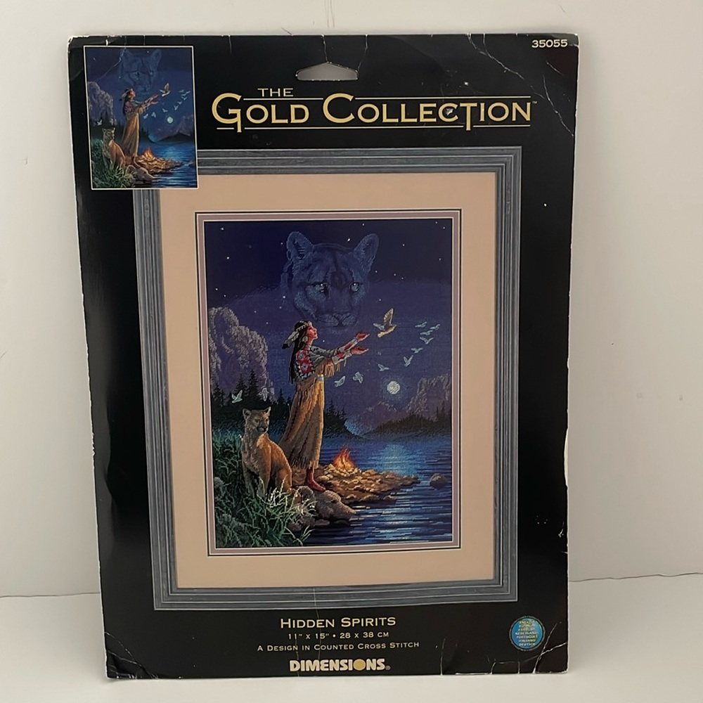 The Gold Collection Hidden Spirits Counted Cross Stitch Kit Dimensions #35055